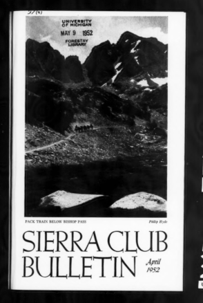Sierra Club Bulletin 1952 Vol 37 No 4 April thumbnail